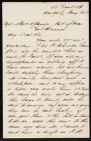 Letter from H. C. Hardy to Captain Thomas Sparrow